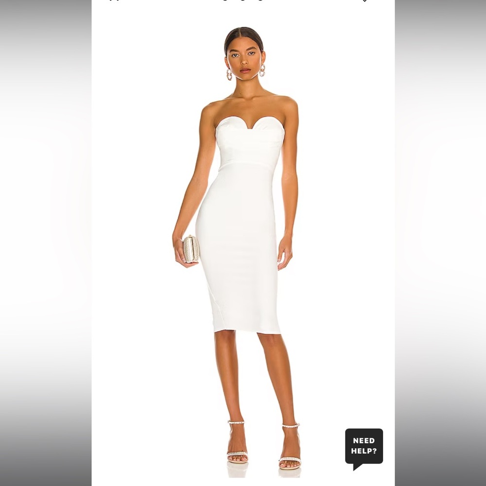 Sophia Strapless Midi Dress in White
MORE TO COME